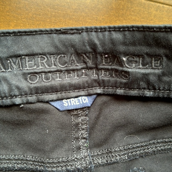 AEO Artist Crop Black Stretch 4 - Picture 2 of 4